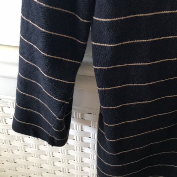 Ralph Lauren petite small black gold cardigan top - Picture 3 of 4